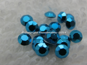 Hotfix Metallstuds Chatonrosen – runde Metallstuds zum Aufbügeln