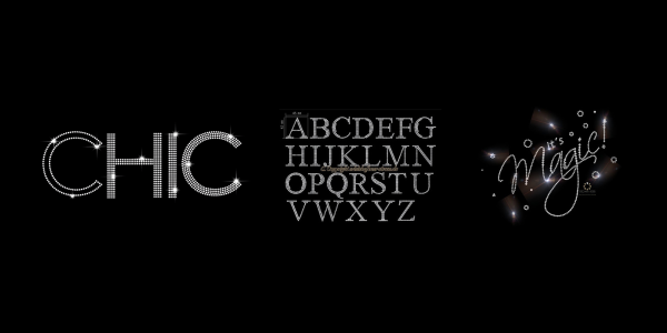 Buchstaben, Schriftzüge & Namen – Strass Bügelbilder
