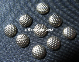 Nieten Bügelnieten rund grob 6 mm Silber
