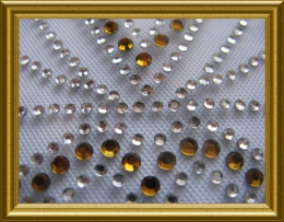 Hotfix Bügelbild riesige traumhafte Strass Krone 090618-04da