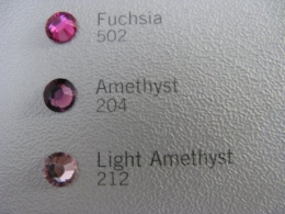 Swarovski Elements SS10 Light Amethyst