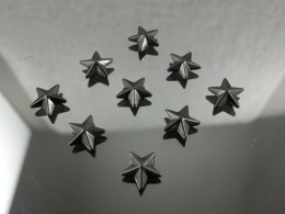 50 Nieten Stern 8mm Black Nickel
