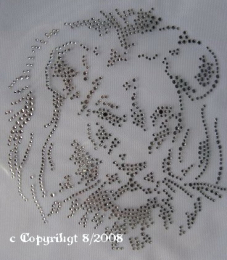 Toller Strass Löwenkopf 160319