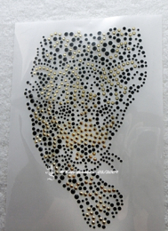 Hotfix Bügelbild Leopard 131127