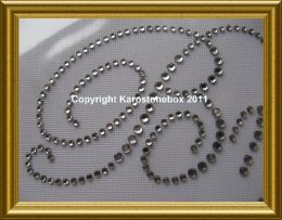 Hotfix Strass Bügelbild Schriftzug Bride mit Ringen Farbwahl 110214