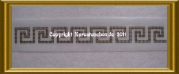 Hotfix Motive Strass Bügelbild Mäander 1rhg. Farbwahl 110307
