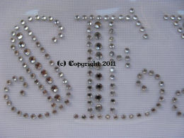 Hotfix Strass Bügelbild Schrift SEXY 110623