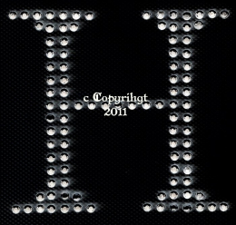 Hotfix Strass Buchstabe Initialen zur Wahl F 110925