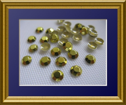 720 MetallStuds zum aufbügeln 3mm Lemon