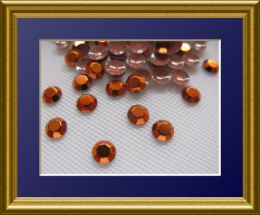 720 MetallStuds zum aufbügeln 3mm Orange