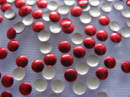 1440 Nailheads Bügelnieten 3 mm Rot