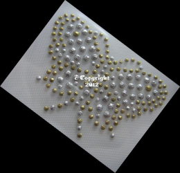 Schmetterling Gold - Silber 120212-tk1