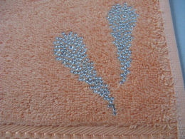 Strass Bügelbild 2 süße Strass Federn Feder 120213