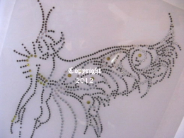 Bügelbild wunderschöne Strass Elfe 111006