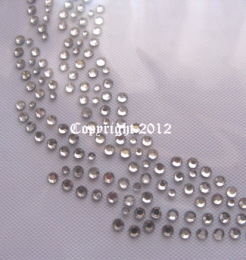 Strass Bügelbild Applikation Lorbeerkranz 120225