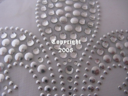 Hotfix Strass Bügelbild elegante französische Lilie 200806