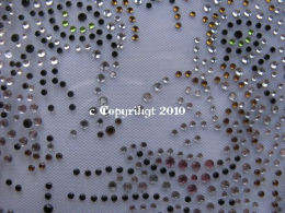 Hotfix Bügelbild Toller Strass pers. Leopard Katze 110811