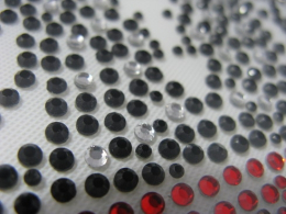 Strass Bügelbild Kölner Adler klein – Karneval Hotfix Motiv 111013-03sc