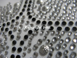 Bügelbild Strass edles Kreuz Crystal-Schwarz-Silber 121013