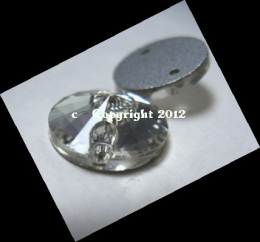 Strasssteine aufnähen ca. 8 mm Rund Rivoli