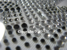 Hotfix Strass Bügelbild Gitarre Schwarz-Crystal 110214