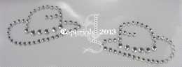 Bügelbilder Strass 2 kl.Stetson Cowboyhut 130407