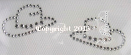 Bügelbilder Strass 2 kl.Stetson Cowboyhut 130407