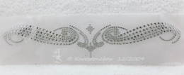 Hotfix Bügelbild Strass elegantes Tribal 131123