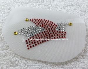 Strass Bügelbild Komiteemütze klein – Fasching & Karneval