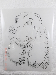 Hotfix Strass Glas Bügelbild Hund Cocker Spaniel zur Wahl 140316