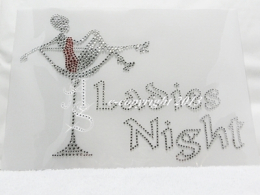Strass Bügelbild Junggesellenabschied Ladies Night 120404