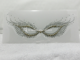 Maske Karneval Venedig Crystal-Gold 13
