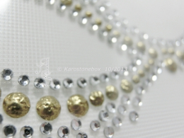 Maske Karneval Venedig Crystal-Gold 13