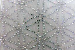 Hotfix Strass Bügelbild Blume des Lebens Yoga Lebensblume 140115 AB Crystal