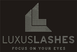 Luxux Lashes - Strass Logo UNVERKÄUFLICHES MUSTER