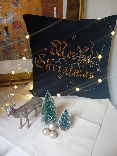 Strassmotiv Merry Christmas – XXL Schriftzug