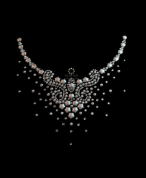 Strass Bügelbild Applikation Ausschnitt Dekolletè Silber Glitter Crystal 250207