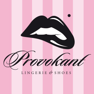 Strassmotiv „Provokant“ – Mund mit Schriftzug aus Strass