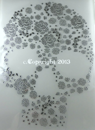 Totenkopf Skull Rosenformen 130109