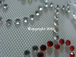 Strass Motiv Tauben mit Herz 121206