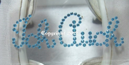 Strass Sticker  Ich Auch  für Brautschuh​e Hochzeit I DO