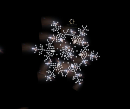 Hotfix Strass Bügelbilder wunderschöne Schneeflocke Eiskristall 120824