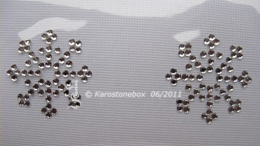 Strass Bügelbilder 2 Mini Eiskristalle Crystal 101031