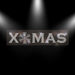 X-MAS Hotfix Strass Bügelbild 231109