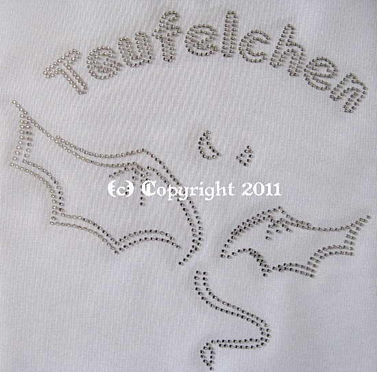 Strass Bügelbild Teufelchen 110701 – Motiv mit Flügeln, Hörnern & Schriftzug