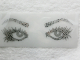 Bügelbild Metallstuds oder Strass Sexy Augen o. T. 110127