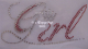 Strass Schriftzug Namen Girl mit Krönchen 110826