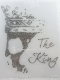 Hotfix Strass Bügelbild Applikation Skull Totenkopf  The King  110515