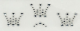 Krone 3 kleine Krönchen Strass Crystal 080417-06sd