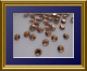 1440 Hotfix Metallstuds Chatonrosen 4 mm Kupfer